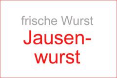 Frische Wurst: JAUSENWURST